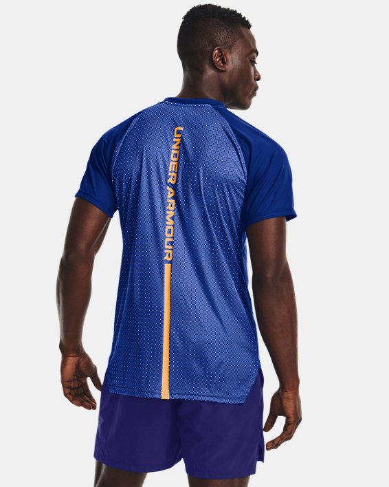 Men's UA Accelerate T-Shirt in Blue image number 1